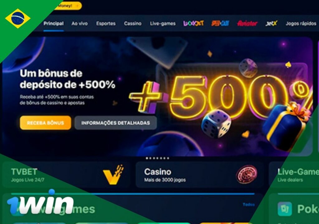 1win Brasil cassino características e instruções dos jogos de cassino