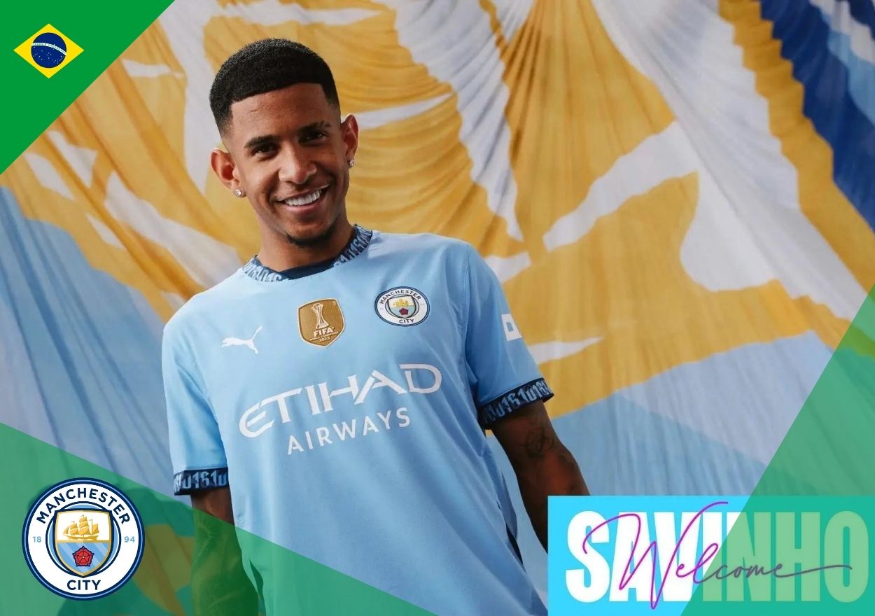 Manchester City garante a transferência de Savinho por 40 milhões de euros: Atacante brasileiro se junta aos campeões da Premier League